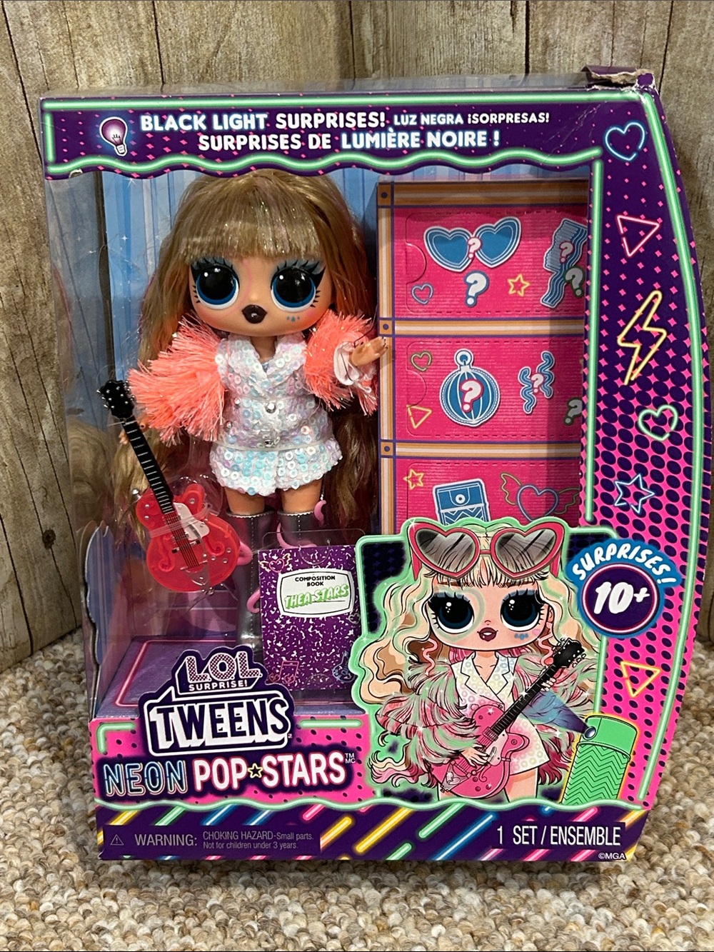 NEW LOL Surprise Tween Neon Pop Stars Fashion Doll Thea Stars